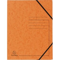 Exacompta 555414E Eckspanner DIN A4 Karton orange