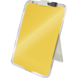 Leitz 39470019 Desktop-Notizboard Cosy 216x297mm Glas gelb