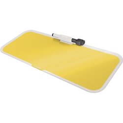 Leitz 52690019 Desktop-Memoboard Cosy 380x150x60mm Glas gelb
