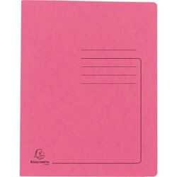 Exacompta 39987E Schnellhefter DIN A4 Karton rosa