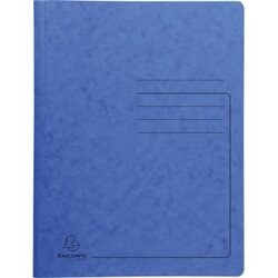 Exacompta 240222E Spiralhefter DIN A4 Karton blau