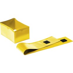 DURABLE 172404 Palettenfußbanderole 145x75mm gelb 50 St./Pack.
