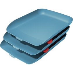 Leitz 53582061 Briefkorb Cosy A4 PS blau 3 St./Pack.