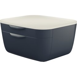 Leitz 53570089 Schubladenbox Cosy A4 PS 2Schübe grau