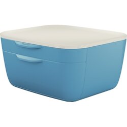 Leitz 53570061 Schubladenbox Cosy A4 PS 2Schübe blau