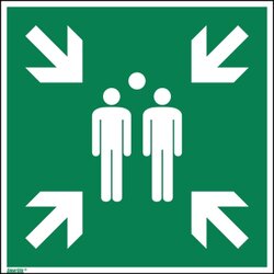 Neutralware 195052400 Hinweisschild Sammelstelle  ISO 7010 400x400mm 