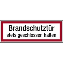 Neutralware 195048700 Hinweisschild Brandschutztür 297x105mm 