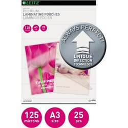 Leitz 74890000 Laminierfolie UDT DINA3 125mic 25 St./Pack.