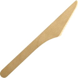 NATURE Star 38855 Messer Holz 16cm natur 100 St./Pack.
