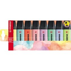 STABILO® 70/8-3 Textmarker BOSS pastell sortiert 8 St./Pack.
