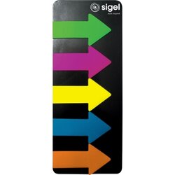 SIGEL HN600 Haftmarker Big Arrow  55x137mm sort 125Bl