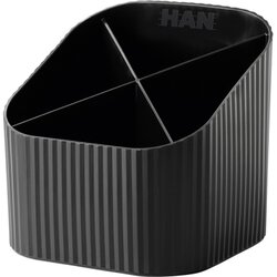 HAN 17238-913 Schreibtischköcher Re-X-LOOP 4Fächer RC schwarz