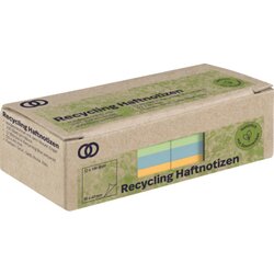 Soennecken 5867 Haftnotiz oeco RC 50x40mm 100Bl. sort. 12St.