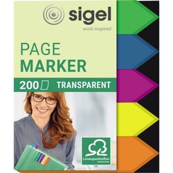 SIGEL HN613 Haftmarker 45x60mm Pfeil farbig sortiert 5 St./Pack.