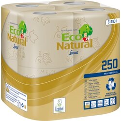 Eco Natural 811831 Toilettenpapier 2lagig 250Blatt 64 Rl./Pack.