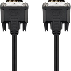Goobay® 68083 DVI-Kabel 3m schwarz 