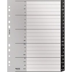Leitz 12070000 Register Recycle A4 A-Z schwarz
