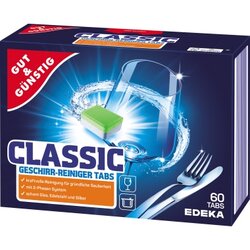 GUT & GÜNSTIG 246200 Spülmaschinentabs CLASSIC 60St