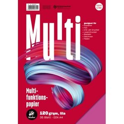Staufen 734051271 Multifunktionspapier 7X A4 120g lila 35Bl.