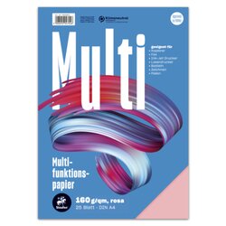 Staufen 734051671 Multifunktionspapier 7X A4 160g rosa 25Bl.