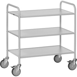 Fetra 4882 Bürowagen Ladefläche 800x500mm 3Böden gr