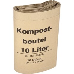 Neutralware 445007300 Müllsack 20+16x36cm br 10St