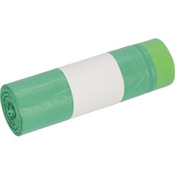 DEISS 52801 Müllsack  HDPE  Zugband 60l gn 20St