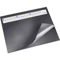 Läufer 44656 Schreibunterlage Durella DS 52x65cm +Vollsichtfolie sw