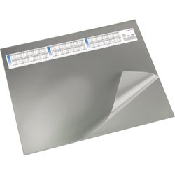 Läufer 44653 Schreibunterlage Durella DS 52x65cm Vollsichtfolie grau