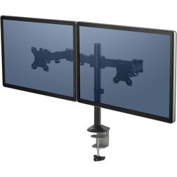 Fellowes® 8502601 Monitorarm Reflex doppelt schwarz