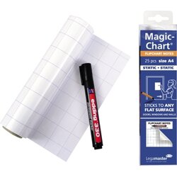 Legamaster 7-159000-A4 Flipchartfolie Magic kar. 25 St./Pack.