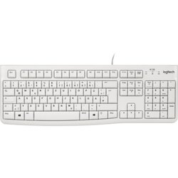 Logitech 920-003626 Tastatur K120 USB weiß 