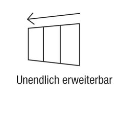 magnetoplan® Whiteboard Infinity Wall X weiß