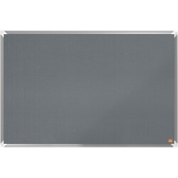 Nobo® 1915195 Notiztafel Premium Plus 60x90cm Filz grau