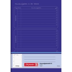 BRUNNEN 1046814 Aufgabenheft DIN A5 Fadenheftung liniert 48Bl.