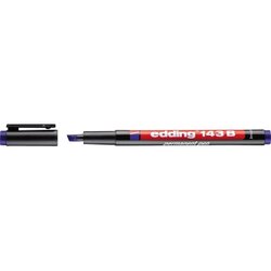 edding 4-143003 Folienschreiber 143 B 1-3mm permanent blau