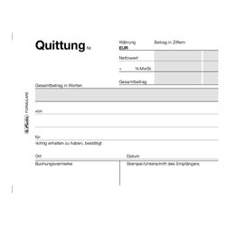 Herlitz Quittungsblock