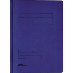 ELBA 100421220 Doppelhefter 2 gegeneinanderl. Heftfalzen blau