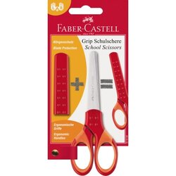 Faber-Castell 181550 Schulschere Grip rot 