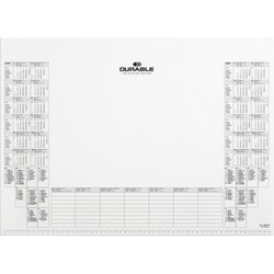 DURABLE 729202 Kalenderblock  für Schreibunterlage 25Bl ws
