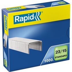 Rapid 24869600 Heftklammer Standard 23/15 verzinkt 1.000 St./Pack.
