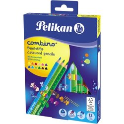 Pelikan 100401660 Pelikan Buntstifte Combino dick sort 12St