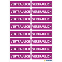 HERMA Hinweisetikett HOME 40 x 12 mm (B x H) VERTRAULICH
