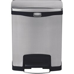 Rubbermaid 1901985 Tretabfalleimer Slim Jim Metall 30l