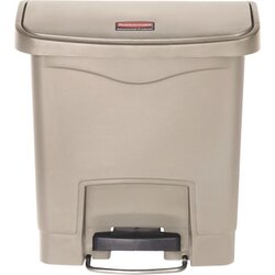 Rubbermaid 1883455 Tretabfalleimer Slim Jim Kunststoff 15l beige