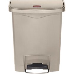 Rubbermaid 1883552 Tretabfalleimer Slim Jim Kunststoff 90l beige
