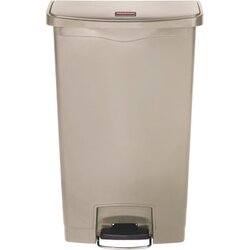 Rubbermaid 1883458 Tretabfalleimer Slim Jim Kunststoff 50l beige
