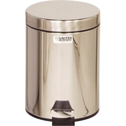 Rubbermaid FGMST15SSPL Tretabfalleimer 5,6l edelstahl 