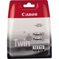 Canon 8190A002 Tintenpatrone BCI15BK schwarz 2 St./Pack.