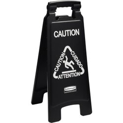 Rubbermaid 1867505 Warnschild Caution mehrsprachig 2stg. schwarz